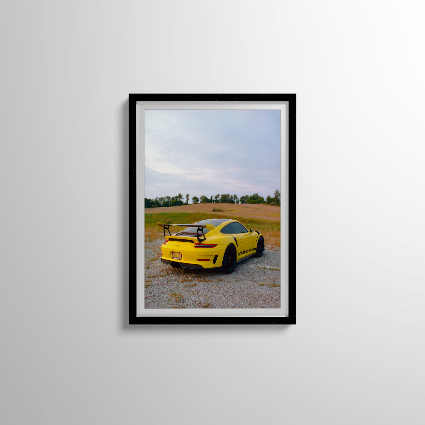Yellow 911 GT3RS on Film