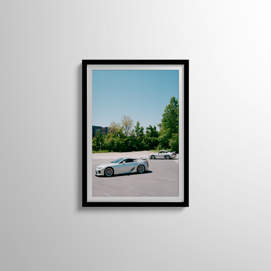 LFA and Porsche 996 on Film