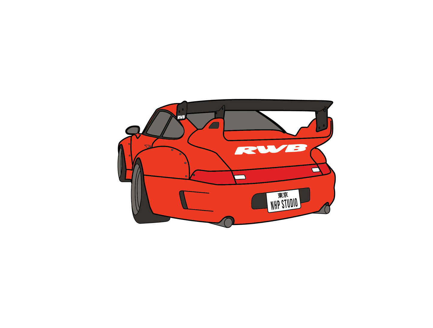 Japan Exclusive Pin - RWB 1 of 100