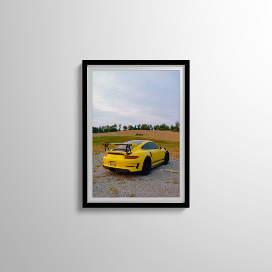 Yellow 911 GT3RS on Film