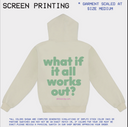 What If It All Works Out Hoodie - Cream